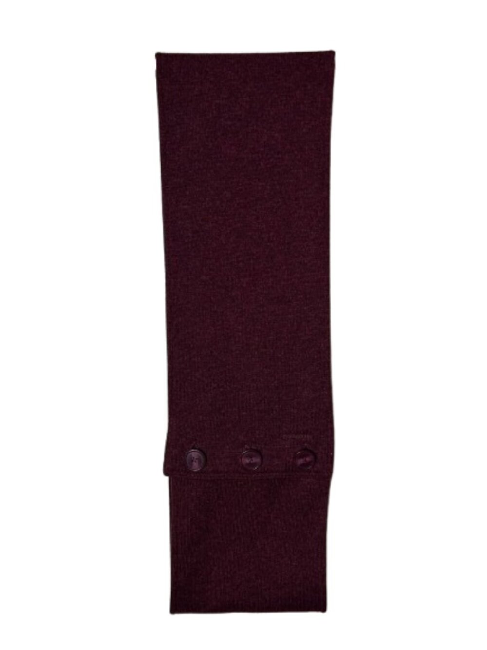 Patagonia burgundy red better sweater button infinity scarf OS